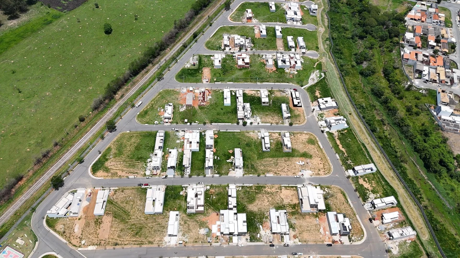Vista aérea do Bosque da Imperatriz Residencial